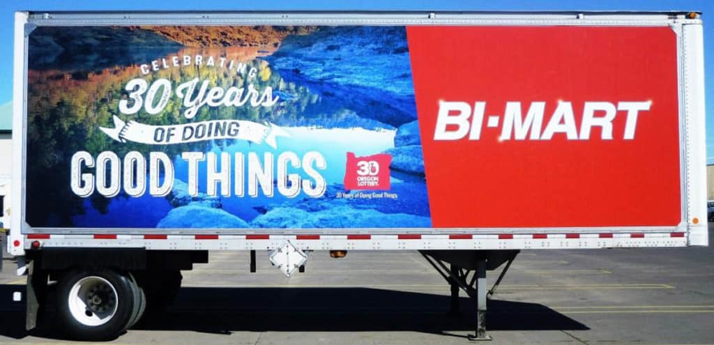 Bi-Mart Truck Frame Graphics