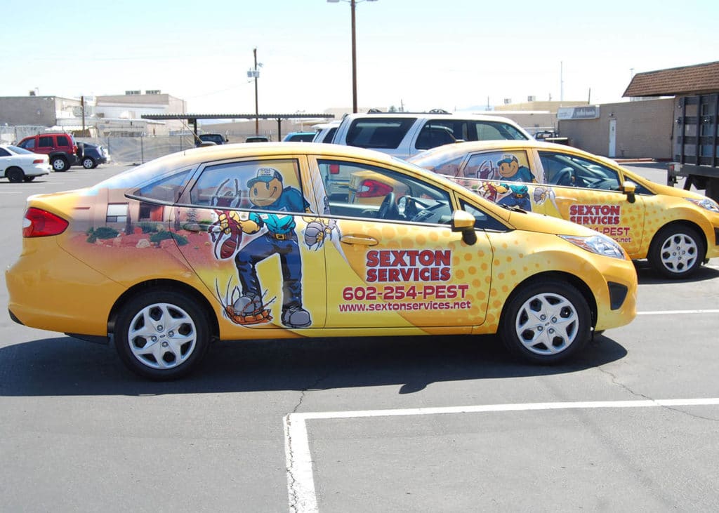 Sexton Pest Fleet Wrap