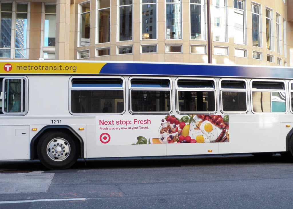 Target Bus Queen - Out of Home Advertising