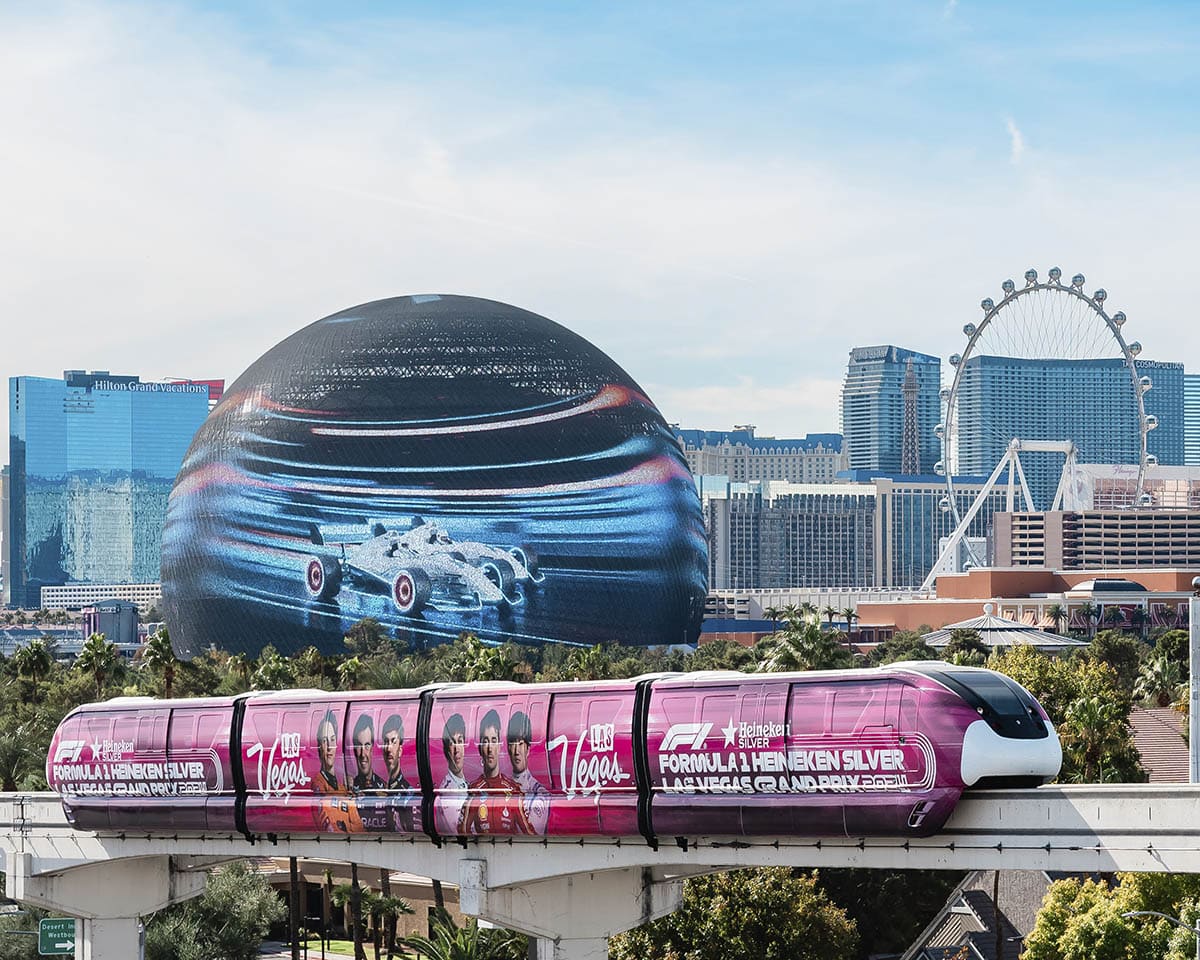 F1 Train Wrap Las Vegas