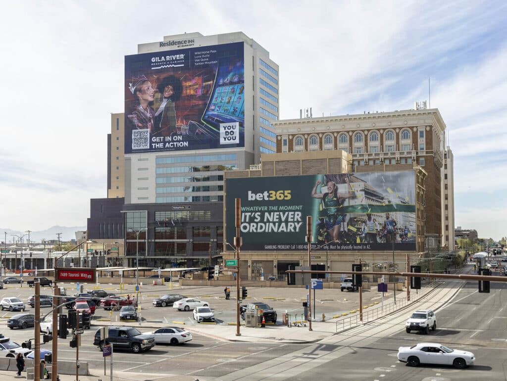 Gila River Casino Building Graphics